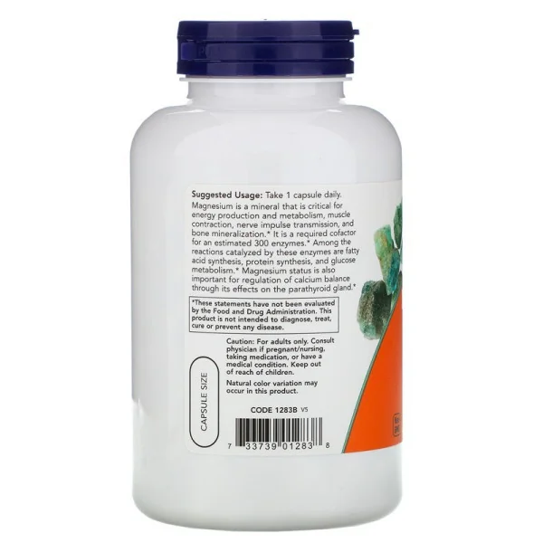 Now Foods Magnesium Caps 400mg (180 caps)