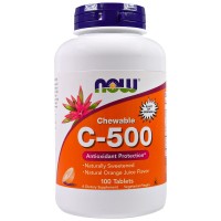 Now Foods Chewable C-500  (100 tabs)
