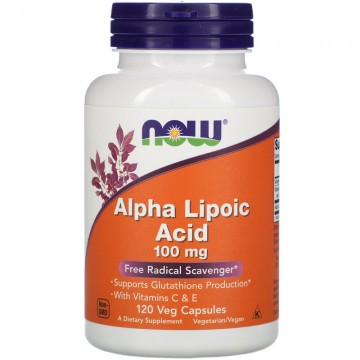 Now Foods Alpha Lipoic Acid 100 mg (120 caps) Now Foods Alpha Lipoic Acid 100 mg (120 caps)