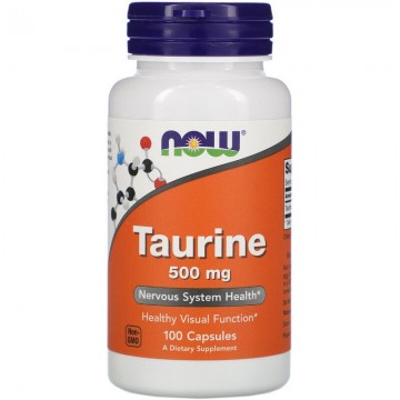 Now Foods Taurine 500 mg (100 Kaps) Now Foods Taurine 500 mg (100 Kaps)