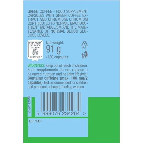 BioTech USA Green Coffee (120 Kaps)