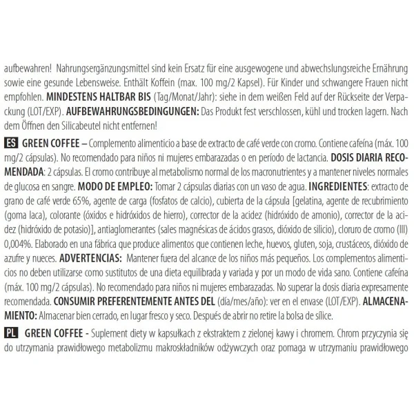 BioTech USA Green Coffee (120 Kaps)