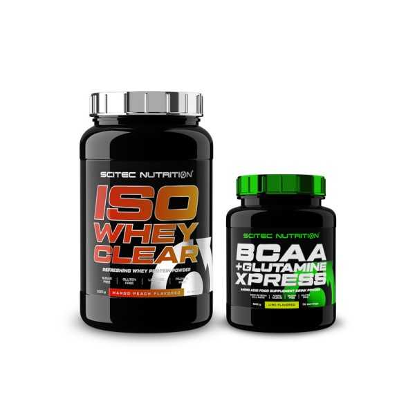 SN Iso Whey Clear (1025g) + SN BCAA + Glutamine Xpress (600g)