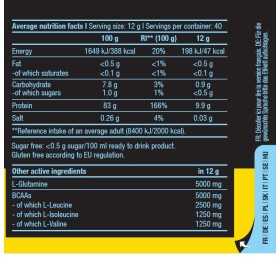 Biotech USA BCAA + Glutamine Zero (480g)
