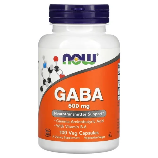 Now Foods Gaba 500 mg (100 caps)