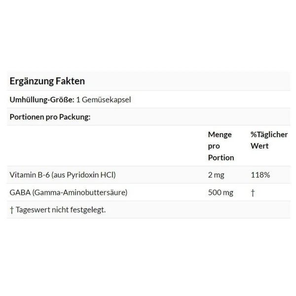 Now Foods Gaba 500 mg (100 caps)