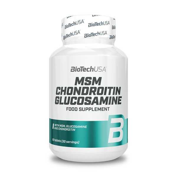Biotech USA MSM Chondroitin Glucosamine (60 Tabletten)