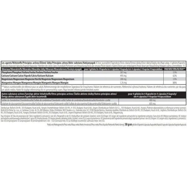 Biotech USA Chondroitin Glucosamine (60 caps)