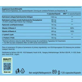 Biotech USA Hyaluronic & Collagen (120 caps)