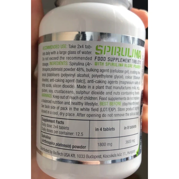 BioTech USA Spirulina (100 tabs)