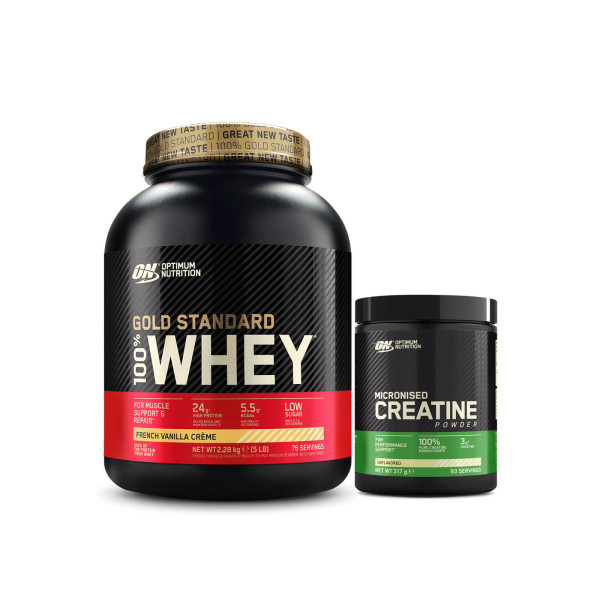 ON Whey Gold Standard (2.27kg) + ON Creatine Powder (317g)