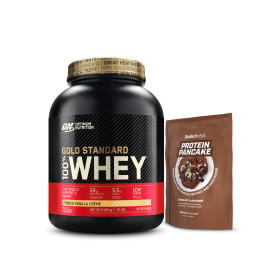 ON 100% Whey Gold Standard (2.27kg) + Biotech USA Protein Pancake (1000g)