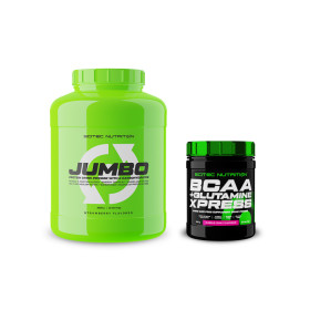 SN Jumbo (3520 g) + SN BCAA + Glutamine Xpress (300g)|Scitec Nutrition