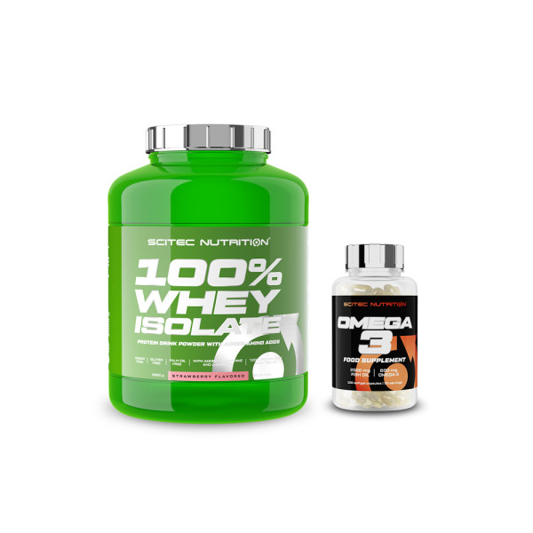 SN 100 % Whey Isolate (2000 g) + SN Omega 3 (100 caps)