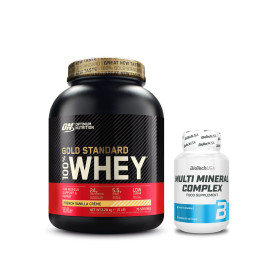 ON 100% Whey Gold Standard (2.3 kg) + Biotech USA Multi Mineral Complex (100 tabs)|