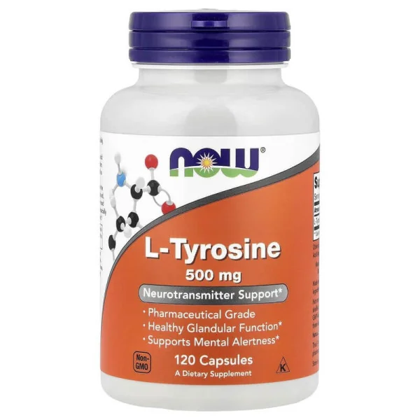 NOW Foods L-Tyrosine 500 mg (120 caps)