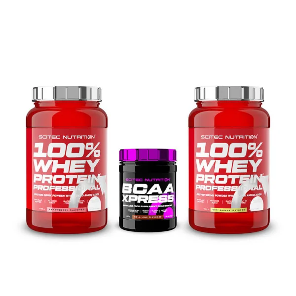 SN 100% Whey Protein Pro (920g) + SN 100% Whey Protein Pro (920g) + SN BCAA Xpress (280g)