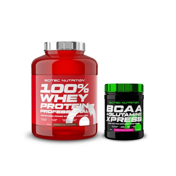 SN 100% Whey Protein Professional (2350 g) + SN BCAA + Glutamine Xpress (300g)