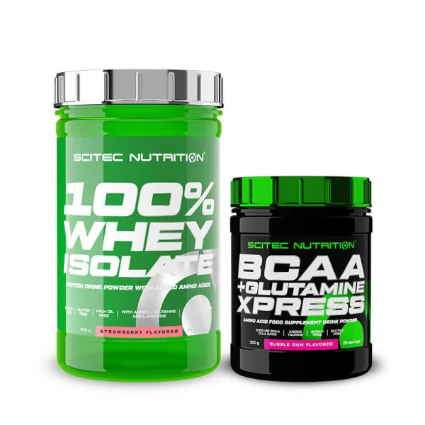 SN 100 % Whey Isolate (700g) + SN BCAA + Glutamine Xpress (300g)